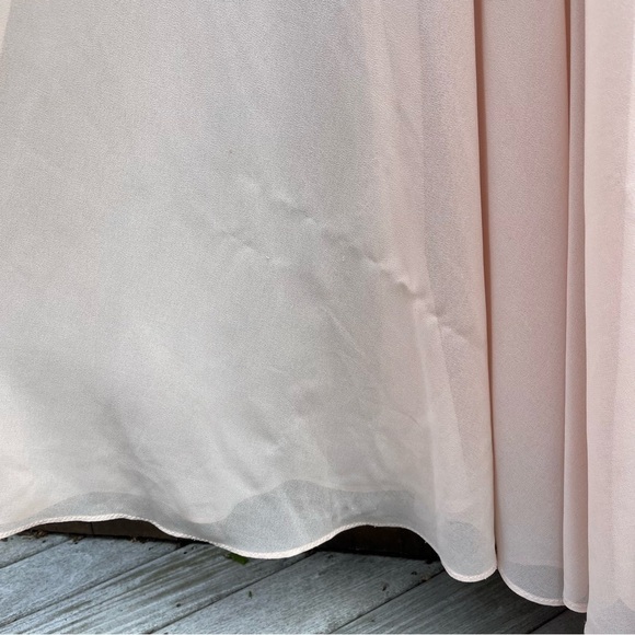 Lulu’s All About Love Blush Pink Formal Maxi Dress Size Medium - Picture 7 of 16